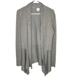 CUPIO Open Front Cardigan Gray S